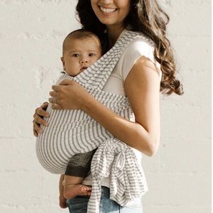 Silly Wrap Natural & Grey Stripe